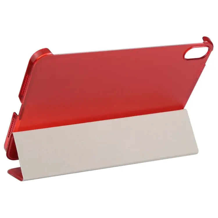 Silk Texture Three-fold Horizontal Flip Leather Tablet Case with Holder For iPad mini 2024 / mini 6 - Apple Accessories
