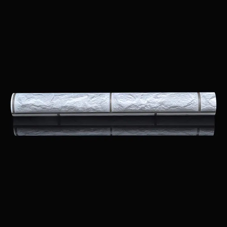 Silver Grey Brick Creative 3D Stone Brick Decoration Wallpaper Stickers Bedroom Living Room Wall Waterproof Wallpaper
