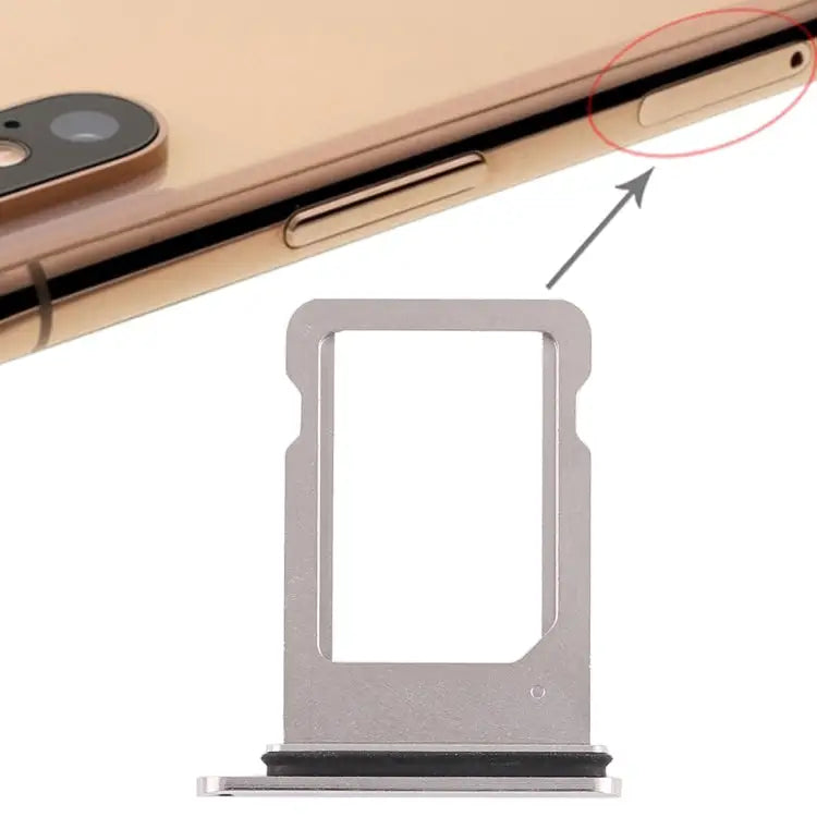 SIM Card Tray for iPhone XS (Single SIM Card) For iPhone XS For iPhone XS (Single) For XS - For iPhone XS (Single)