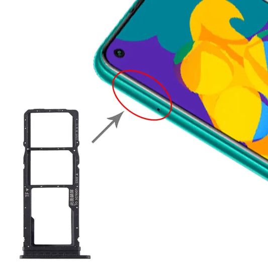 SIM Card Tray + SIM Card Tray + Micro SD Card Tray for Huawei Honor Play 4T For Huawei Honor Play 4T - For Huawei Honor