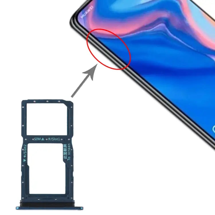SIM Card Tray + SIM Card Tray / Micro SD Card Tray for Huawei P Smart Z / Y9 Prime (2019) For Huawei P Smart Z