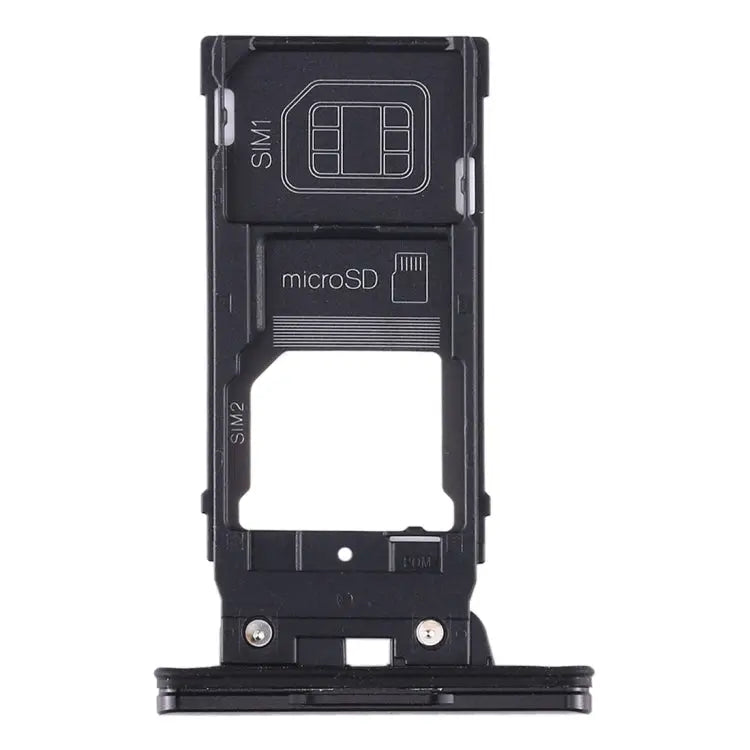SIM Card Tray + SIM Card Tray + Micro SD Card Tray for Sony Xperia XZ2 For Sony Xperia XZ2