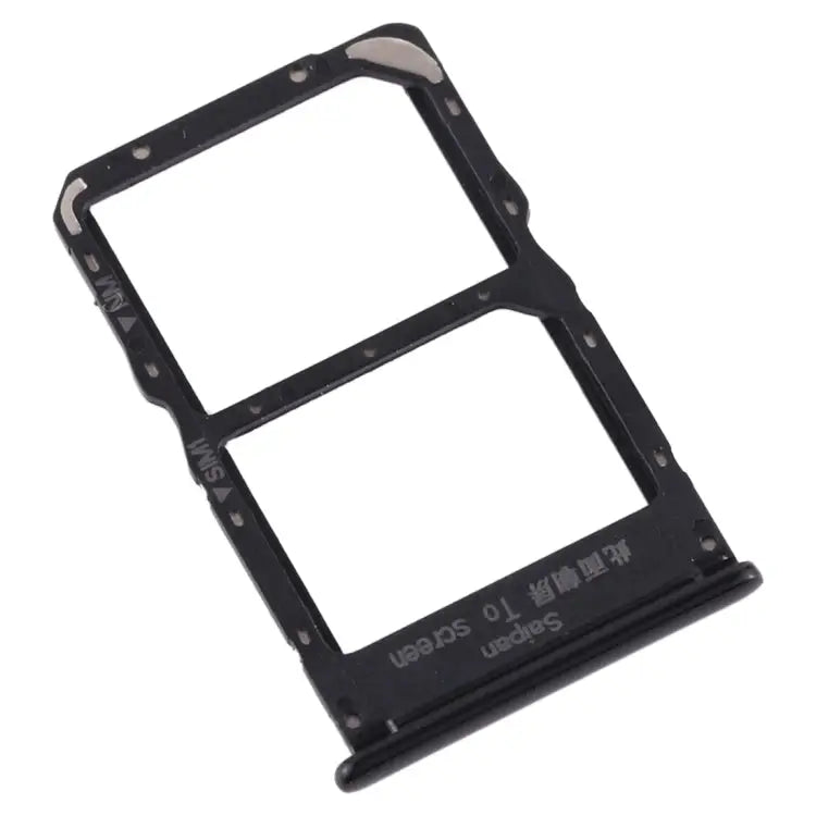 SIM Card Tray + NM Card Tray for Huawei Mate 30 Lite For Huawei Mate 30 Lite - For Huawei Mate 30 Lite / Black