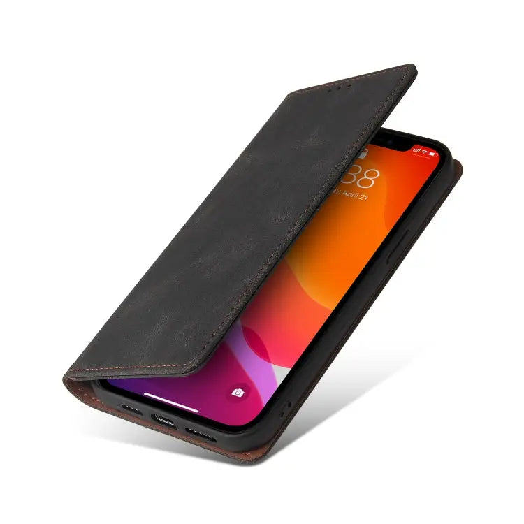 Simple Suction Closure Horizontal Flip Leather Case with Holder & Card Slot & Wallet For iPhone 12 mini For iPhone 11