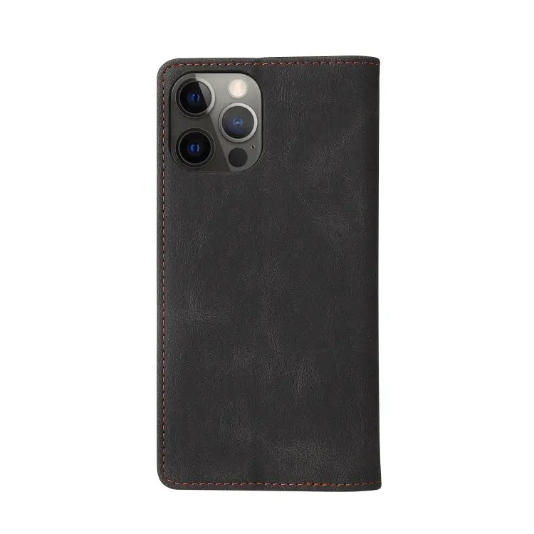 Simple Suction Closure Horizontal Flip Leather Case with Holder & Card Slot & Wallet For iPhone 12 mini For iPhone 11