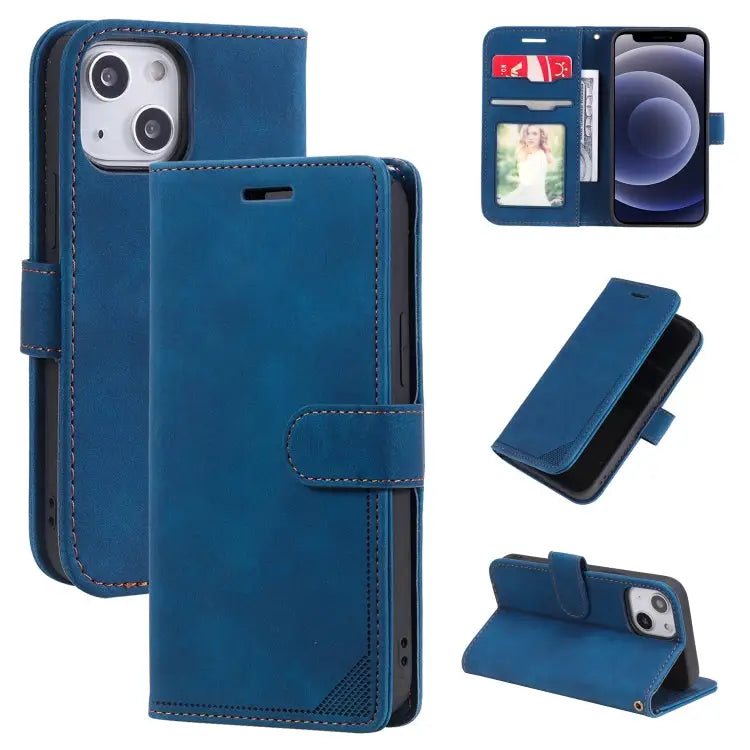Skin Feel Anti-theft Brush Horizontal Flip Leather Phone Case For iPhone 12 Pro Max For iPhone 12 / 12 Pro For iPhone