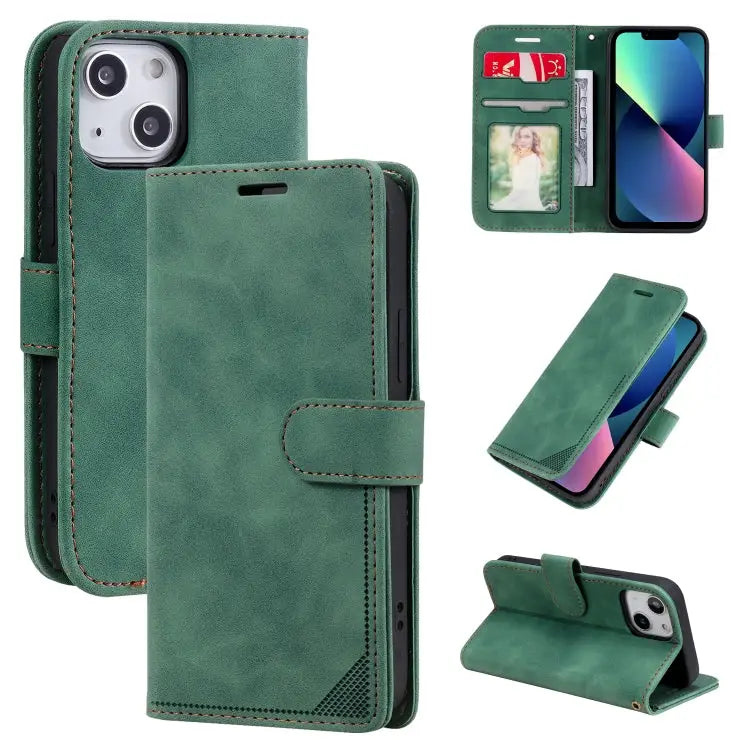 Skin Feel Anti-theft Brush Horizontal Flip Leather Phone Case For iPhone13 Pro Max For iPhone13 Pro For iPhone13