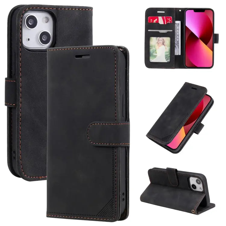 Skin Feel Anti-theft Brush Horizontal Flip Leather Phone Case For iPhone13 Pro Max For iPhone13 Pro For iPhone13