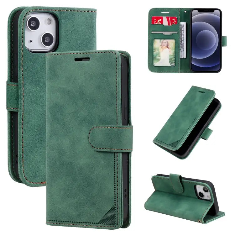 Skin Feel Anti-theft Brush Horizontal Flip Leather Phone Case For iPhone 12 Pro Max For iPhone 12 / 12 Pro For iPhone