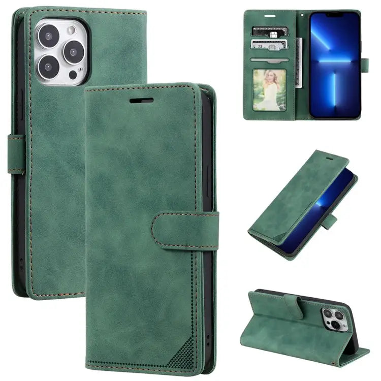 Skin Feel Anti-theft Brush Horizontal Flip Leather Phone Case For iPhone13 Pro Max For iPhone13 Pro For iPhone13