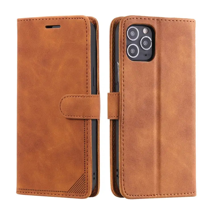 Skin Feel Anti-theft Brush Horizontal Flip Leather Phone Case For iPhone 11 Pro For iPhone 11 For iPhone XS Max