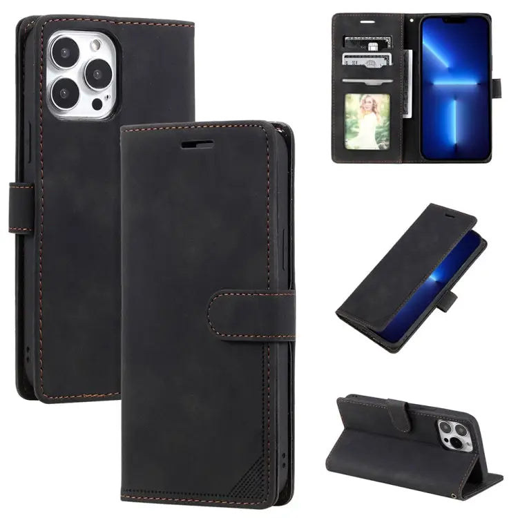 Skin Feel Anti-theft Brush Horizontal Flip Leather Phone Case For iPhone13 Pro Max For iPhone13 Pro For iPhone13