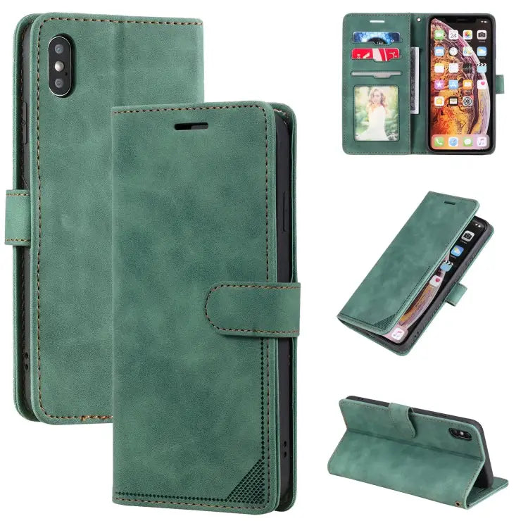 Skin Feel Anti-theft Brush Horizontal Flip Leather Phone Case For iPhone 11 Pro For iPhone 11 For iPhone XS Max