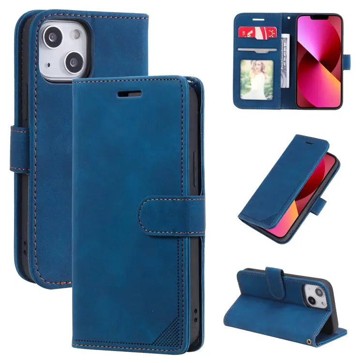 Skin Feel Anti-theft Brush Horizontal Flip Leather Phone Case For iPhone13 Pro Max For iPhone13 Pro For iPhone13