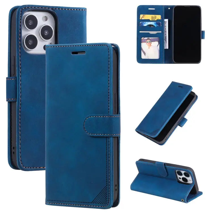 Skin Feel Anti-theft Brush Horizontal Flip Leather Phone Case For iPhone13 Pro Max For iPhone13 Pro For iPhone13