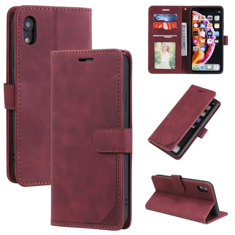 Skin Feel Anti-theft Brush Horizontal Flip Leather Phone Case For iPhone 11 Pro For iPhone 11 For iPhone XS Max