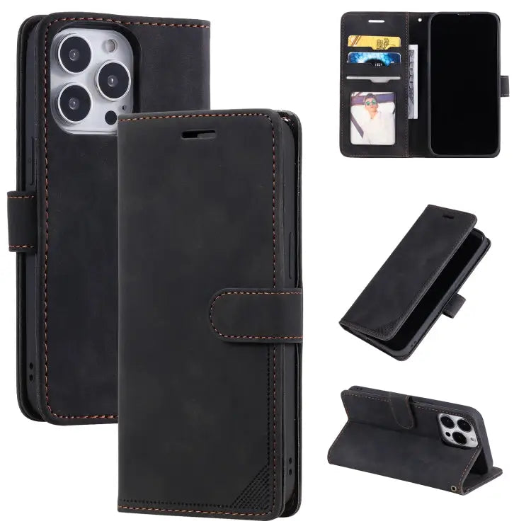 Skin Feel Anti-theft Brush Horizontal Flip Leather Phone Case For iPhone13 Pro Max For iPhone13 Pro For iPhone13