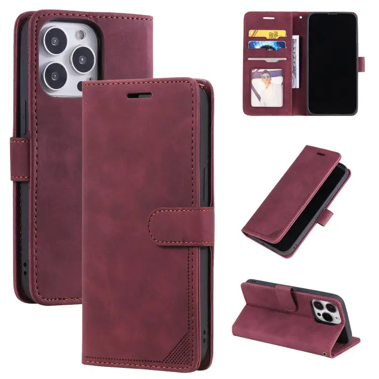 Skin Feel Anti-theft Brush Horizontal Flip Leather Phone Case For iPhone13 Pro Max For iPhone13 Pro For iPhone13