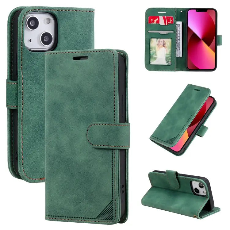 Skin Feel Anti-theft Brush Horizontal Flip Leather Phone Case For iPhone13 Pro Max For iPhone13 Pro For iPhone13