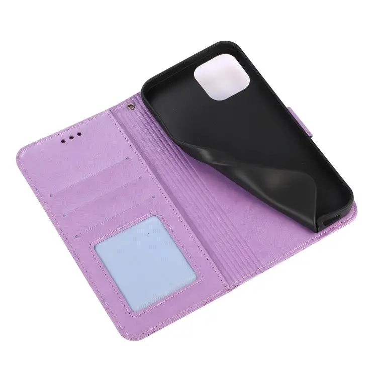 Skin Feel Embossed Sunflower Horizontal Leather Case For iPhone 13 For iPhone 13 mini For iPhone 13 Pro For iPhone 13