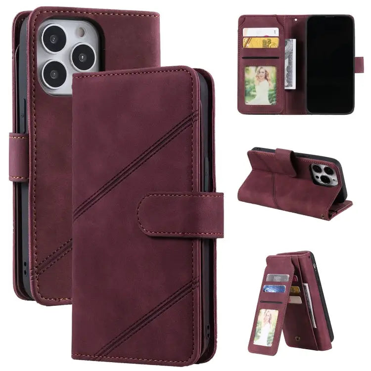 Skin Feel Horizontal Flip Leather Phone Case For iPhone 13 Pro Max For iPhone 13 Pro For iPhone 13 For iPhone 13 mini