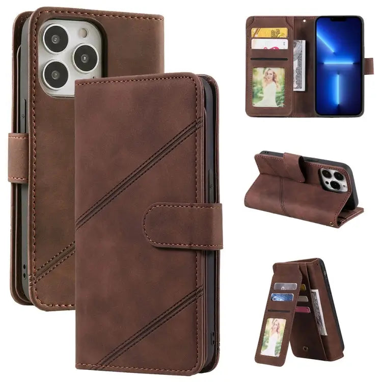 Skin Feel Horizontal Flip Leather Phone Case For iPhone 13 Pro Max For iPhone 13 Pro For iPhone 13 For iPhone 13 mini