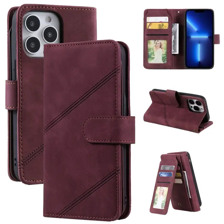 Skin Feel Horizontal Flip Leather Phone Case For iPhone 13 Pro Max For iPhone 13 Pro For iPhone 13 For iPhone 13 mini