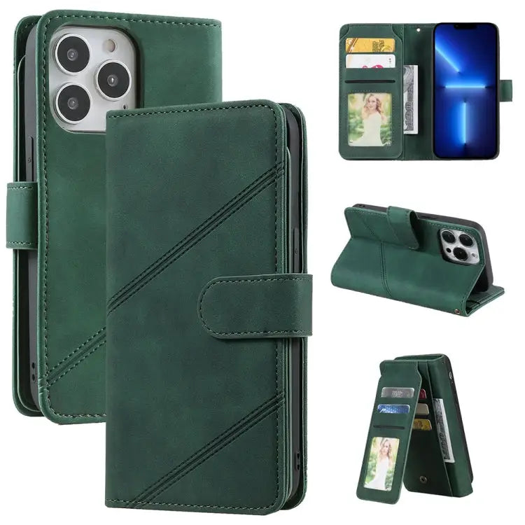 Skin Feel Horizontal Flip Leather Phone Case For iPhone 13 Pro Max For iPhone 13 Pro For iPhone 13 For iPhone 13 mini