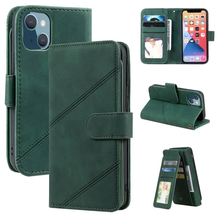Skin Feel Horizontal Flip Leather Phone Case For iPhone 13 Pro Max For iPhone 13 Pro For iPhone 13 For iPhone 13 mini