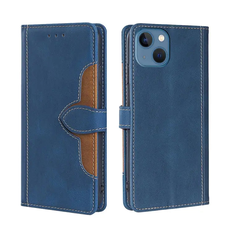 Skin Feel Magnetic Buckle Leather Phone Case For iPhone 14 For iPhone 14 Plus For iPhone 14 Pro For iPhone 14 Pro Max