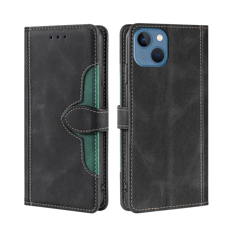 Skin Feel Magnetic Buckle Leather Phone Case For iPhone 14 For iPhone 14 Plus For iPhone 14 Pro For iPhone 14 Pro Max