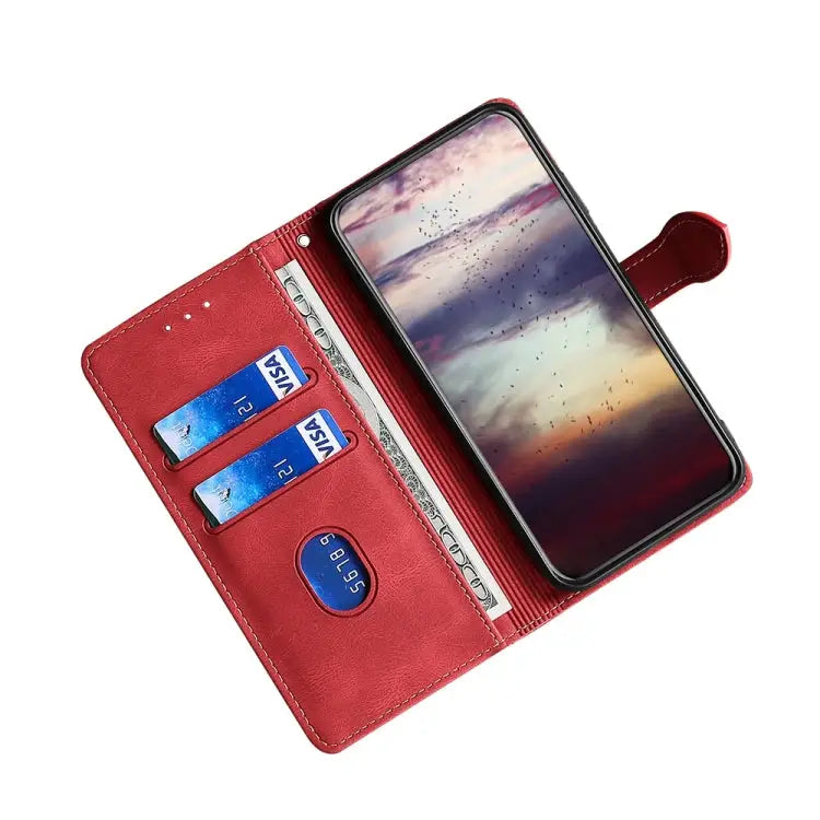 Skin Feel Magnetic Buckle Leather Phone Case For iPhone 14 For iPhone 14 Plus For iPhone 14 Pro For iPhone 14 Pro Max