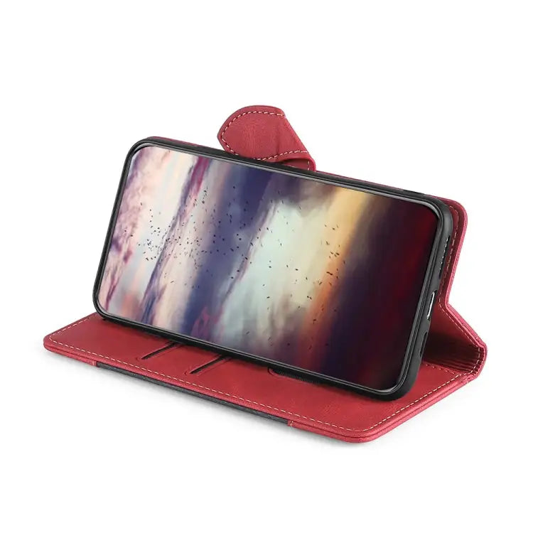 Skin Feel Magnetic Buckle Leather Phone Case For iPhone 14 For iPhone 14 Plus For iPhone 14 Pro For iPhone 14 Pro Max