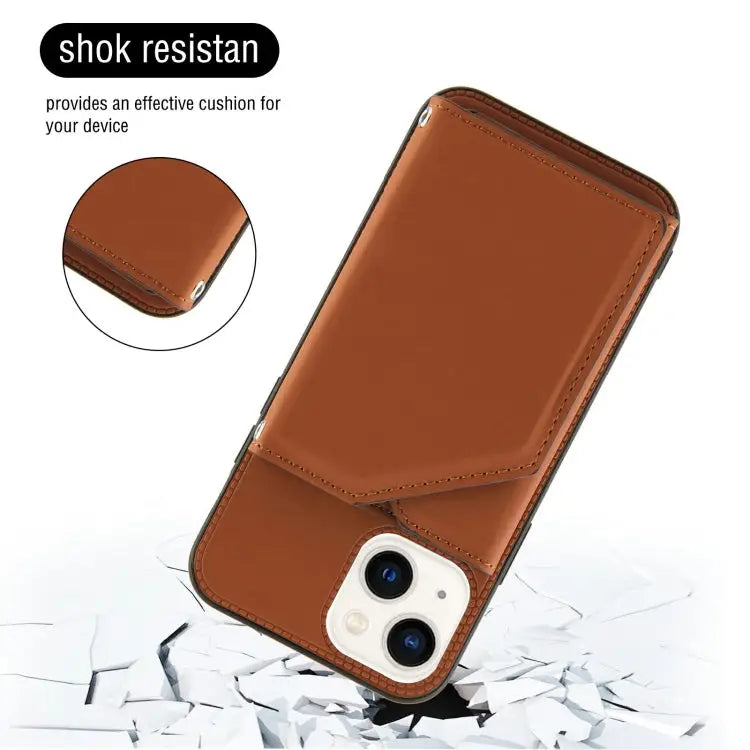 Skin Feel PU + TPU + PC Back Cover Shockproof Case For iPhone 14/13 For iPhone 14 Plus For iPhone 14 Pro For iPhone 14