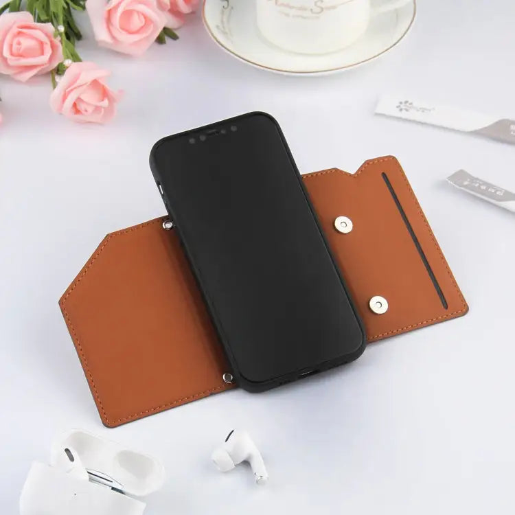 Skin Feel PU + TPU + PC Back Cover Shockproof Case with Card Slots & Holder & Photo Frame For iPhone 11 For iPhone 11