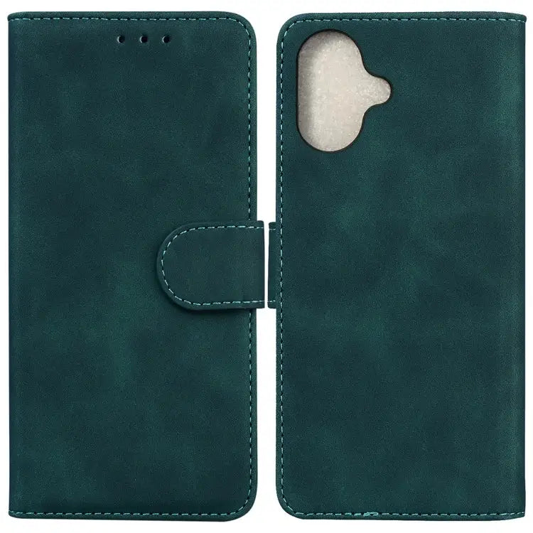 Skin Feel Pure Color Flip Leather Phone Case For iPhone 16 For iPhone 15 Pro Max For iPhone 15 Pro For iPhone 15 Plus
