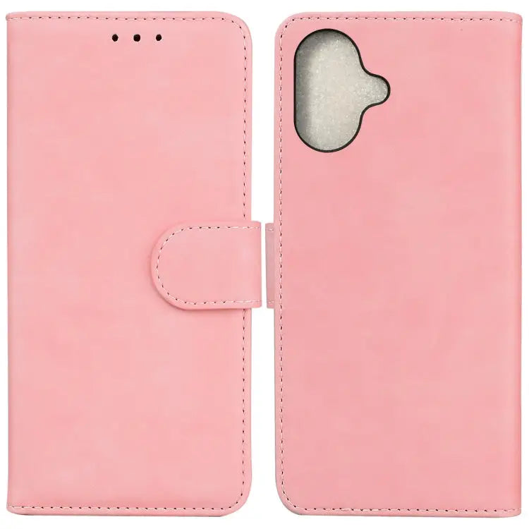Skin Feel Pure Color Flip Leather Phone Case iPhone 16e For iPhone 16 Pro Max For iPhone 16 Pro For iPhone 16 Plus