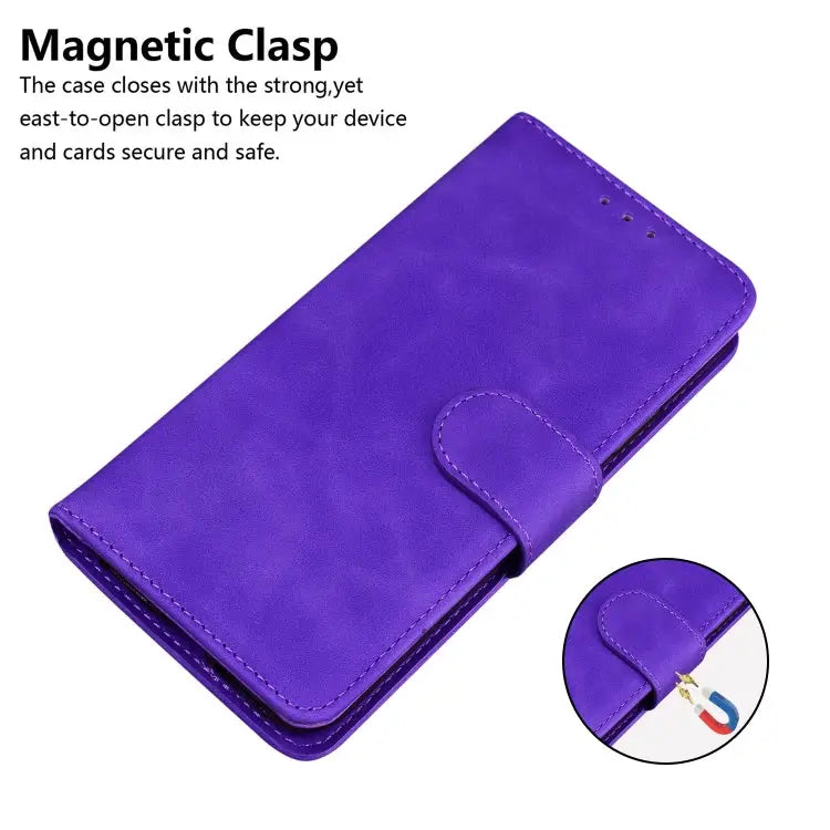 Skin Feel Pure Color Flip Leather Phone Case iPhone 16e For iPhone 16 Pro Max For iPhone 16 Pro For iPhone 16 Plus