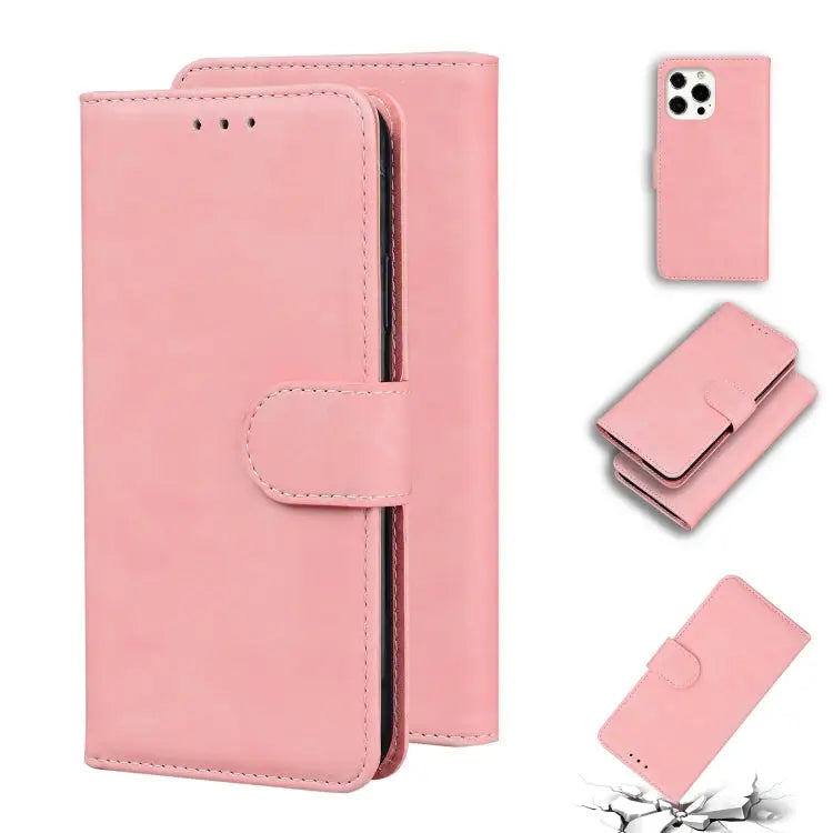 Skin Feel Pure Color Horizontal Flip Leather Case with Holder & Card Slots & Wallet For iPhone 13 mini For iPhone 13
