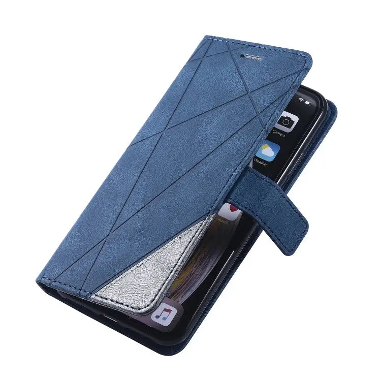 Skin Feel Splicing Horizontal Flip Leather Case with Holder & Card Slots & Wallet & Photo Frame For iPhone XS Max