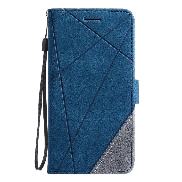 Skin Feel Splicing Horizontal Flip Leather Case with Holder & Card Slots & Wallet & Photo Frame For iPhone 12 Pro Max