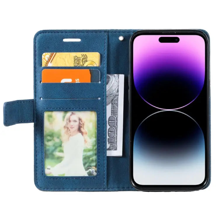 Skin Feel Splicing Leather Phone Case For iPhone 14 Pro Max For iPhone 14 Pro For iPhone 14 For iPhone 14 Plus - Apple