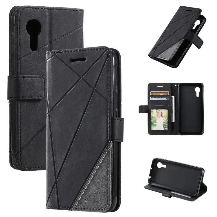 Skin Feel Splicing Leather Phone Case For OPPO Reno8 Pro+ For OPPO Reno8 Pro For OPPO Reno8 For Samsung Galaxy Xcover5