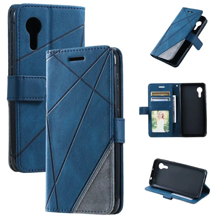 Skin Feel Splicing Leather Phone Case For OPPO Reno8 Pro+ For OPPO Reno8 Pro For OPPO Reno8 For Samsung Galaxy Xcover5