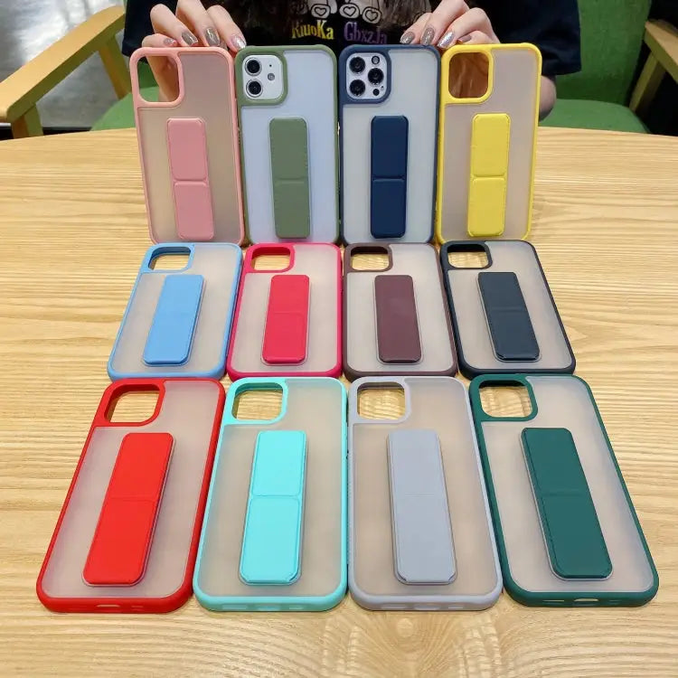 Skin Feel TPU + PC Shockproof Case with Wrist Strap Holder For iPhone 11 For iPhone 11 Pro For iPhone 11 Pro Max