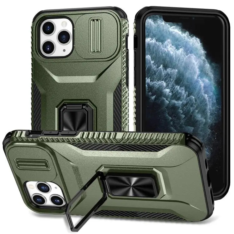 Sliding Camshield Holder Phone Case For iPhone 11 Pro Max For iPhone 11 For iPhone 11 Pro - For iPhone 11 Pro / Alpine