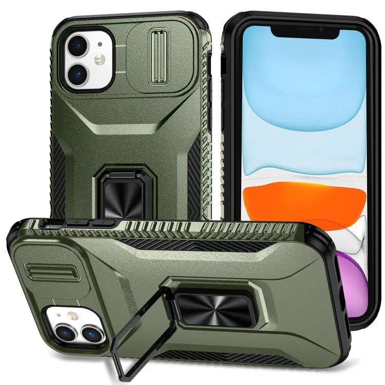 Sliding Camshield Holder Phone Case For iPhone 11 Pro Max For iPhone 11 For iPhone 11 Pro - For iPhone 11 / Alpine