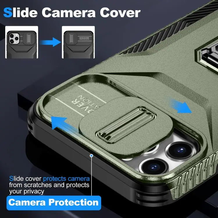 Sliding Camshield Holder Phone Case For iPhone 11 Pro Max For iPhone 11 For iPhone 11 Pro - Apple Accessories