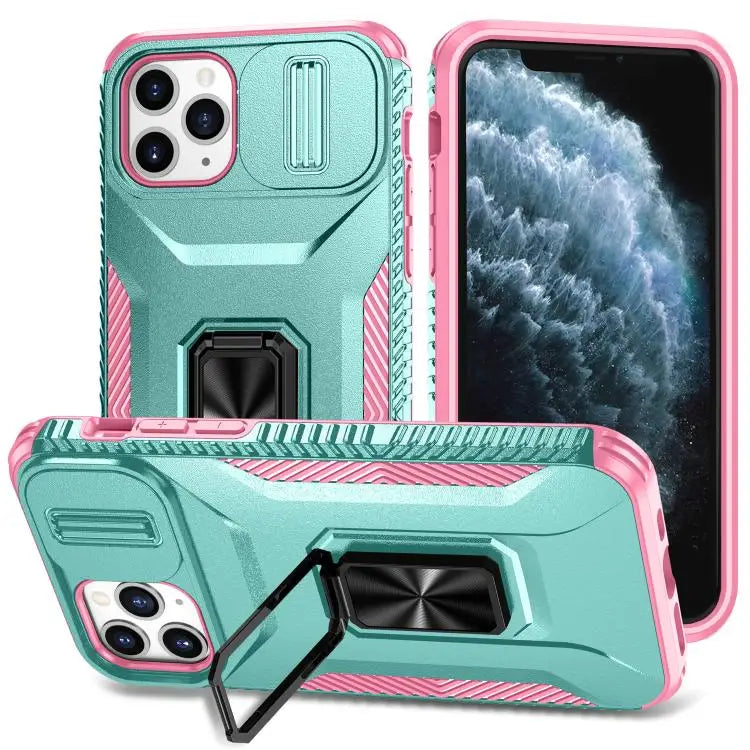Sliding Camshield Holder Phone Case For iPhone 11 Pro Max For iPhone 11 For iPhone 11 Pro - For iPhone 11 Pro / Grey