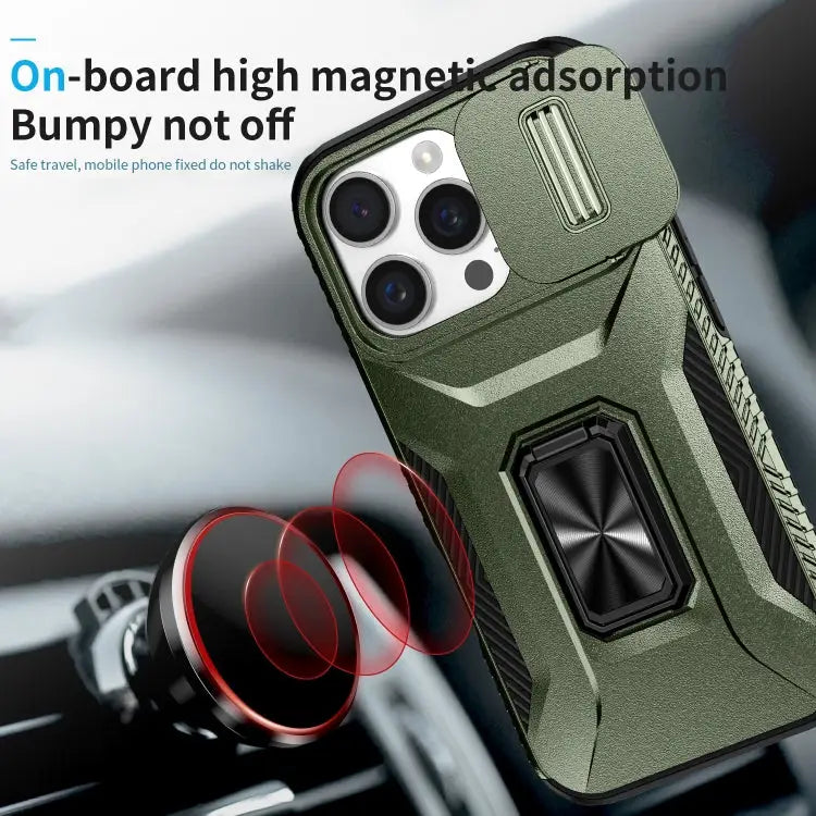 Sliding Camshield Holder Phone Case For iPhone 16 Pro For iPhone 16 Plus For iPhone 16 - Apple Accessories